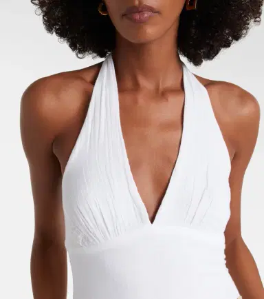 Melissa Odabash Shay halterneck cotton maxi dress | Thumbnail 3 Melissa Odabash Shay halterneck cotton maxi dress | Thumbnail 3