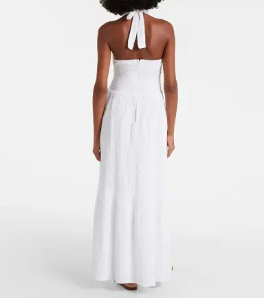 Melissa Odabash Shay halterneck cotton maxi dress | Thumbnail 6 Melissa Odabash Shay halterneck cotton maxi dress | Thumbnail 6