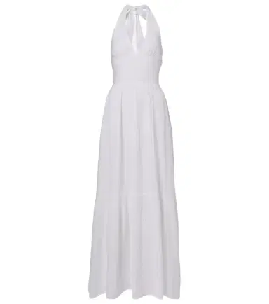 Melissa Odabash Shay halterneck cotton maxi dress | Thumbnail 1 Melissa Odabash Shay halterneck cotton maxi dress | Thumbnail 1
