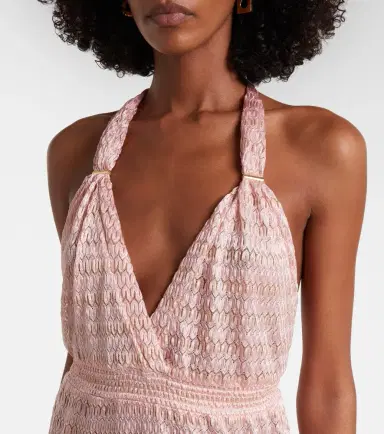 Melissa Odabash Mariah lamé maxi dress | Thumbnail 3 Melissa Odabash Mariah lamé maxi dress | Thumbnail 3