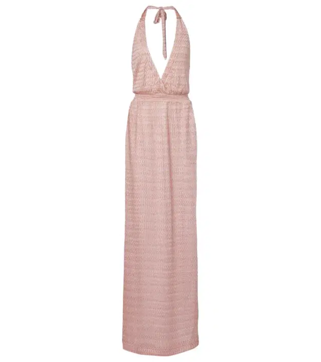 Melissa Odabash Mariah lamé maxi dress