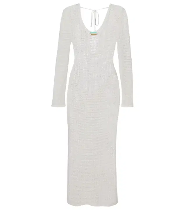 Melissa Odabash Casey open-knit midi dress