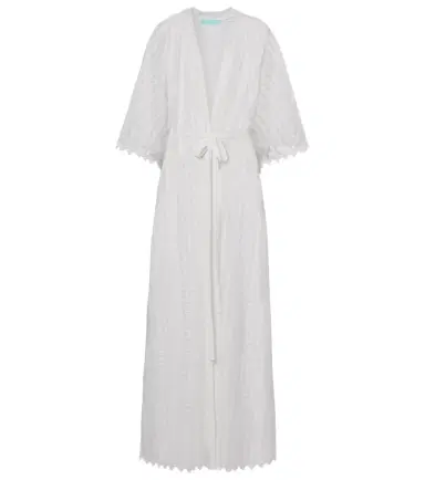 Melissa Odabash Tali scalloped sheer kaftan | Thumbnail 1