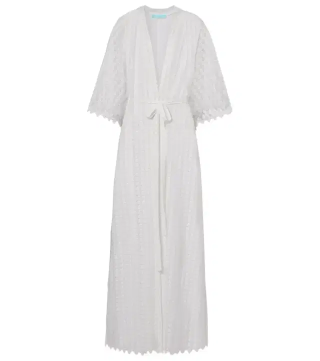 Melissa Odabash Tali scalloped sheer kaftan