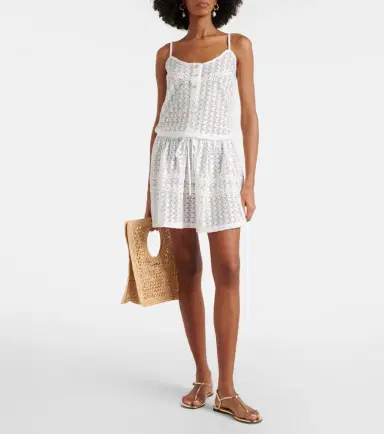 Melissa Odabash Bailey open-knit minidress | Thumbnail 2