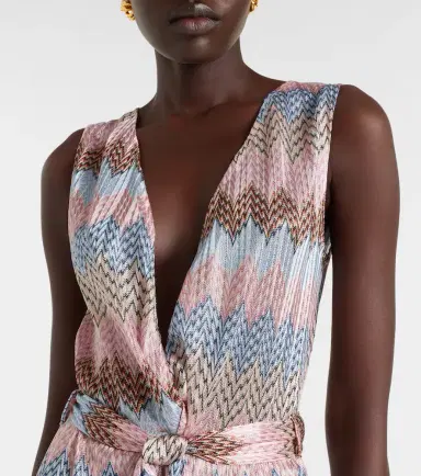Melissa Odabash Bria belted knitted maxi dress | Thumbnail 4 Melissa Odabash Bria belted knitted maxi dress | Thumbnail 4