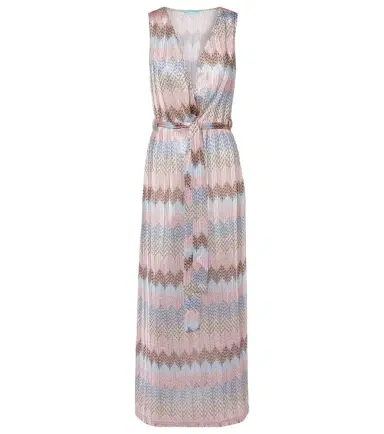 Melissa Odabash Bria belted knitted maxi dress | Thumbnail 1 Melissa Odabash Bria belted knitted maxi dress | Thumbnail 1