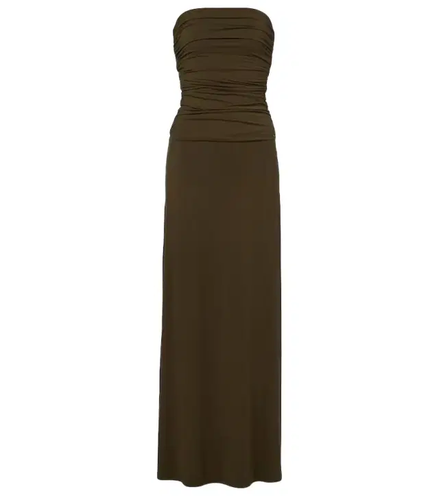 Melissa Odabash Rae ruched maxi dress