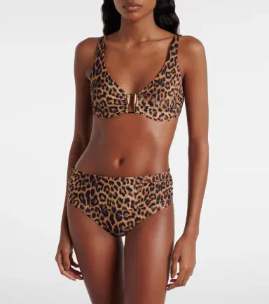 Melissa Odabash Bel Air leopard-print bikini bottoms | Thumbnail 4