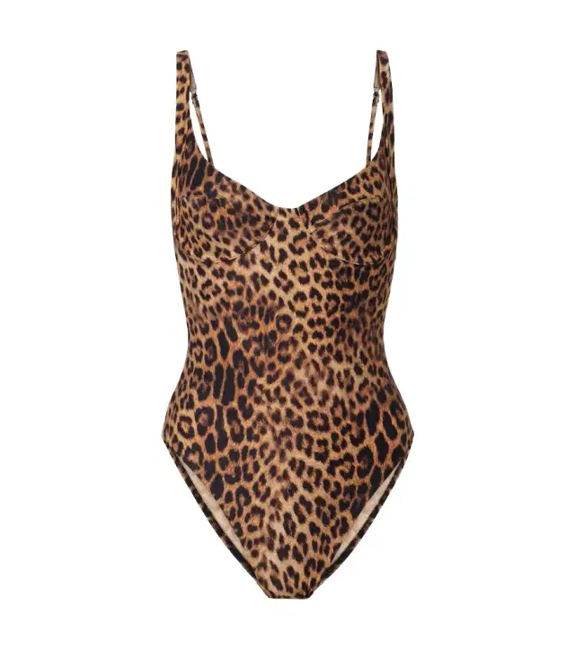 Melissa Odabash Mauritius leopard-print swimsuit