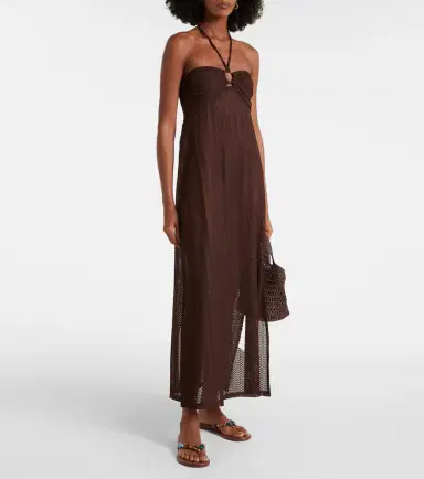 Melissa Odabash Harriet keyhole halterneck maxi dress | Thumbnail 2 Melissa Odabash Harriet keyhole halterneck maxi dress | Thumbnail 2