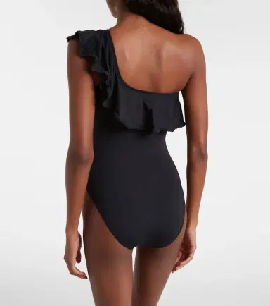 Melissa Odabash Tennessee ruffled one-shoulder swimsuit | Thumbnail 2