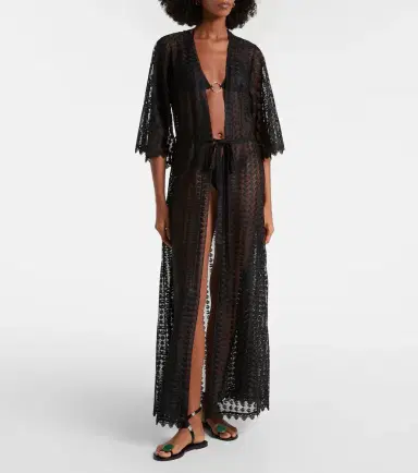Melissa Odabash Talitha semi-sheer kaftan | Thumbnail 3