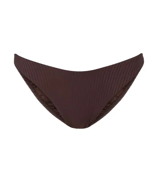 Noto ribbed-knit bikini bottoms