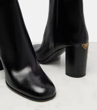 Prada 85 leather ankle boots | Thumbnail 4