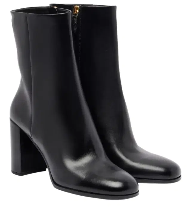 Prada 85 leather ankle boots