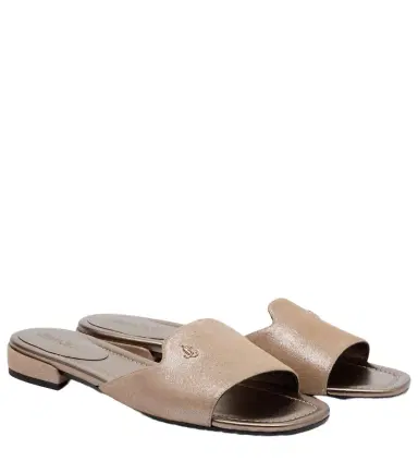 Jimmy Choo Dina leather slides | Thumbnail 1 Jimmy Choo Dina leather slides | Thumbnail 1