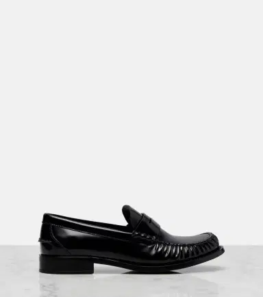 Prada Leather penny loafers | Thumbnail 3