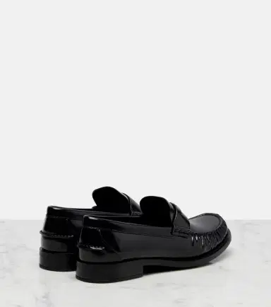 Prada Leather penny loafers | Thumbnail 4