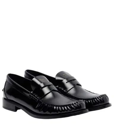 Prada Leather penny loafers | Thumbnail 1