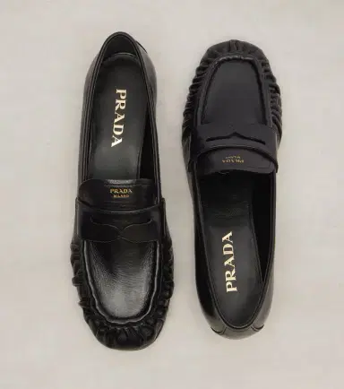 Prada Leather penny loafers | Thumbnail 3