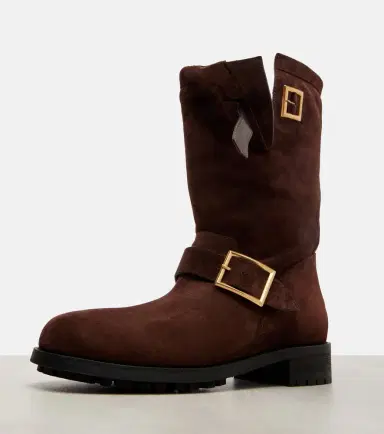Jimmy Choo Biker suede mid-calf boots | Thumbnail 3