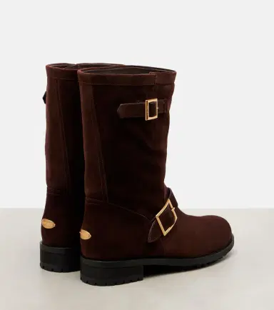 Jimmy Choo Biker suede mid-calf boots | Thumbnail 4