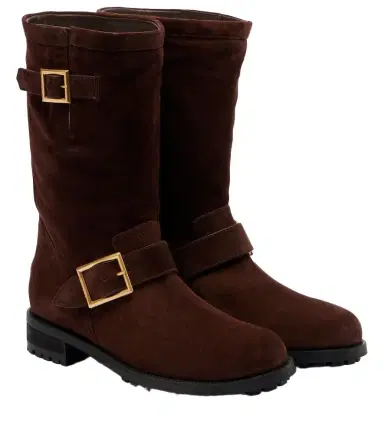 Jimmy Choo Biker suede mid-calf boots | Thumbnail 1