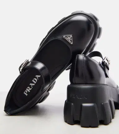 Prada Monolith leather Mary Jane flats | Thumbnail 2
