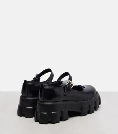 Prada Monolith leather Mary Jane flats | Thumbnail 3