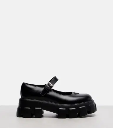 Prada Monolith leather Mary Jane flats | Thumbnail 4
