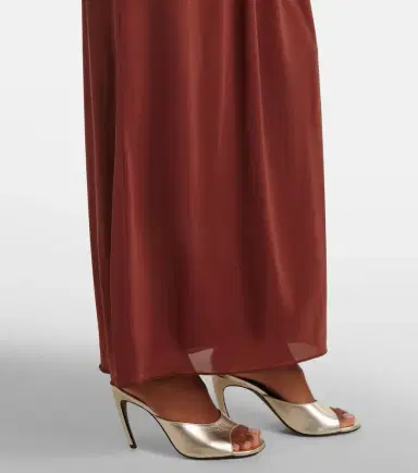 The New Arrivals Ilkyaz Ozel Crystal-embellished cutout halterneck gown | Thumbnail 3