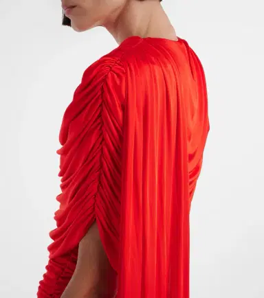 The New Arrivals Ilkyaz Ozel Khara draped minidress | Thumbnail 2
