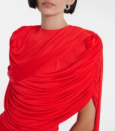The New Arrivals Ilkyaz Ozel Khara draped minidress | Thumbnail 5