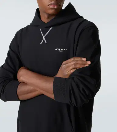 Givenchy Logo cotton jersey hoodie | Thumbnail 3 Givenchy Logo cotton jersey hoodie | Thumbnail 3