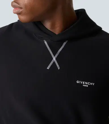 Givenchy Logo cotton jersey hoodie | Thumbnail 4 Givenchy Logo cotton jersey hoodie | Thumbnail 4