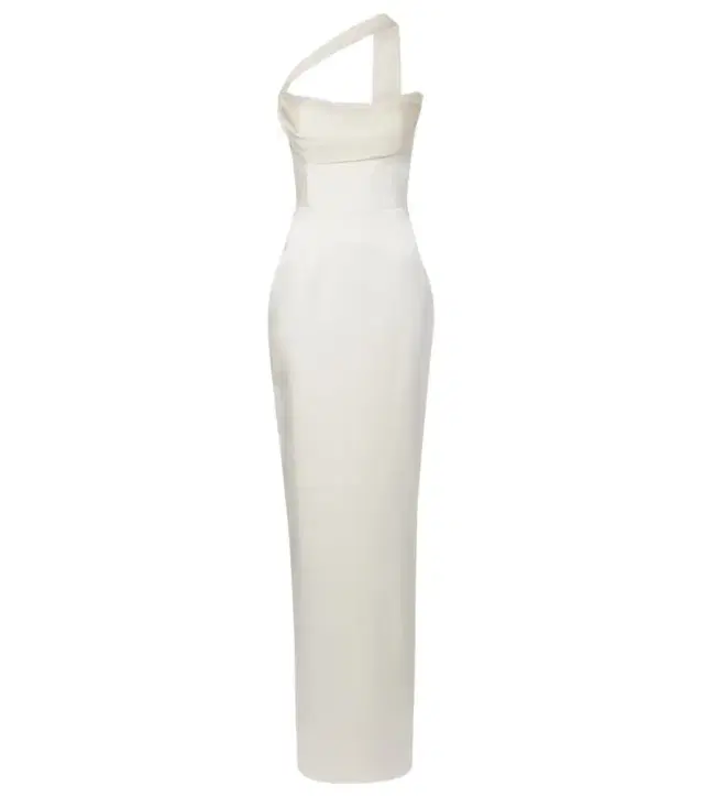 The New Arrivals Ilkyaz Ozel Julietta scarf-detail silk gown