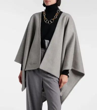 Max Mara Virgin wool cape | Thumbnail 2 Max Mara Virgin wool cape | Thumbnail 2