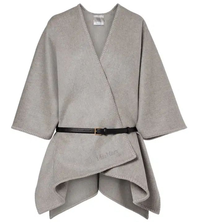 Virgin wool cape