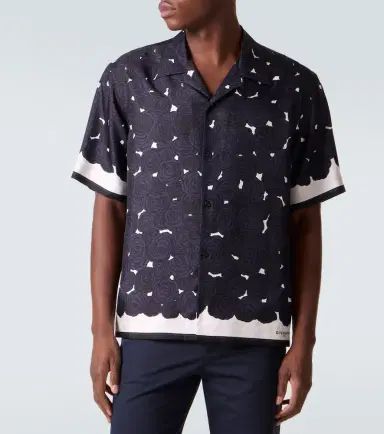 Givenchy Floral silk bowling shirt | Thumbnail 3