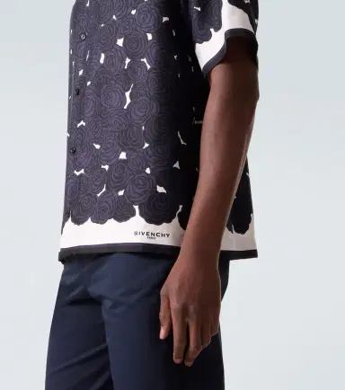 Givenchy Floral silk bowling shirt | Thumbnail 7