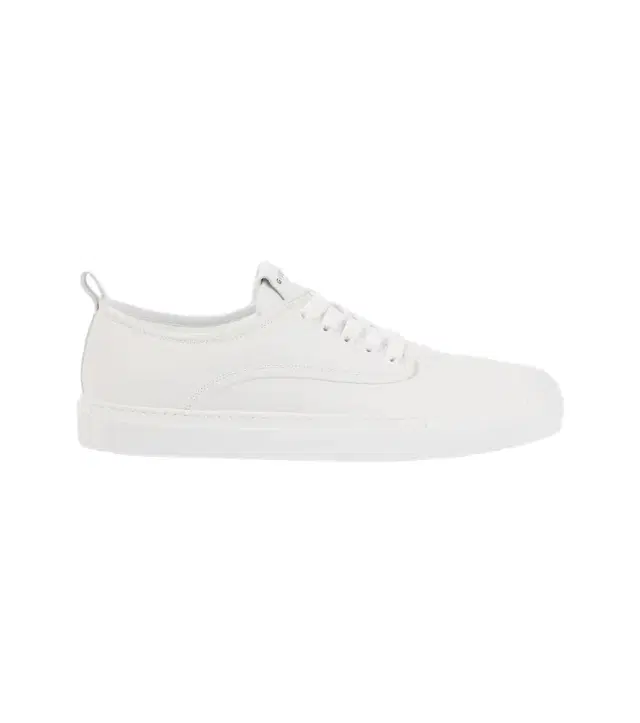 Logo leather sneakers