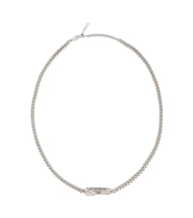 Enamel chain necklace