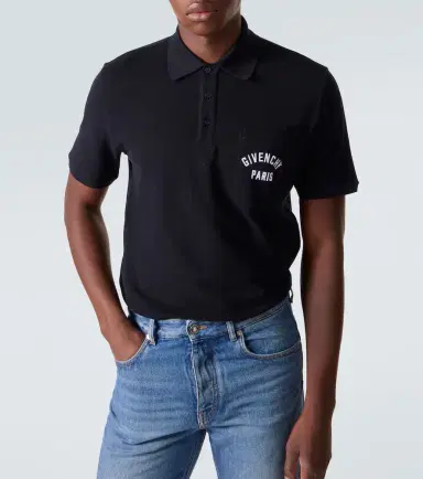 Givenchy Paris cotton piqué polo shirt | Thumbnail 6 Givenchy Paris cotton piqué polo shirt | Thumbnail 6