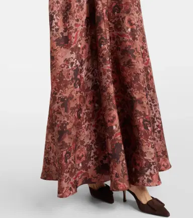 Max Mara Alpe embellished silk maxi dress | Thumbnail 2 Max Mara Alpe embellished silk maxi dress | Thumbnail 2