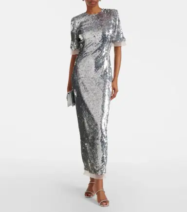 Rachel Gilbert Embellished midi dress | Thumbnail 2