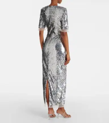 Rachel Gilbert Embellished midi dress | Thumbnail 3