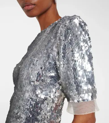 Rachel Gilbert Embellished midi dress | Thumbnail 4