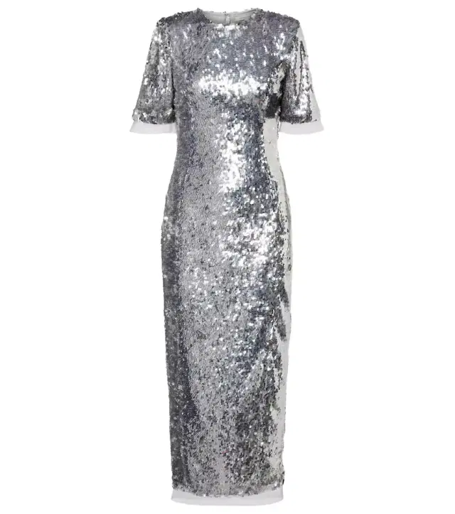 Embellished midi dress