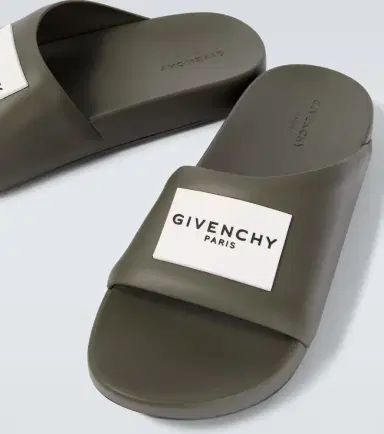 Givenchy Logo PU slides | Thumbnail 3